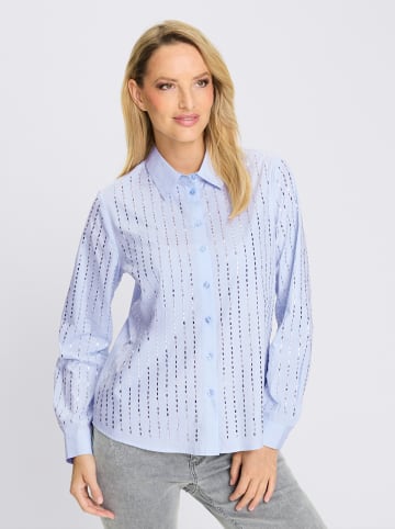 Heine Baumwollbluse in hellblau