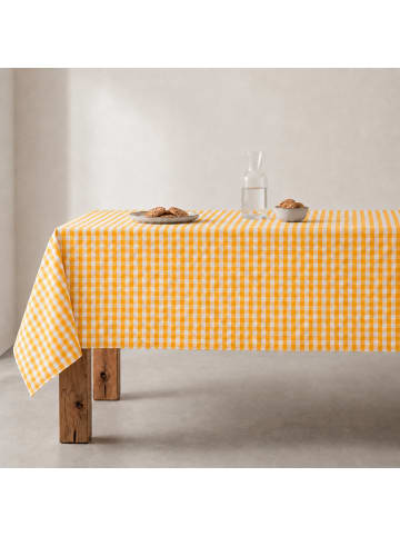 Tischdecke „Vichy“ in Gelb
