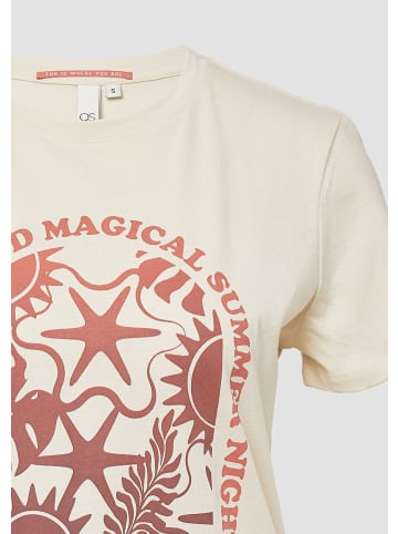 QS T-Shirt in 08D1_helles sand