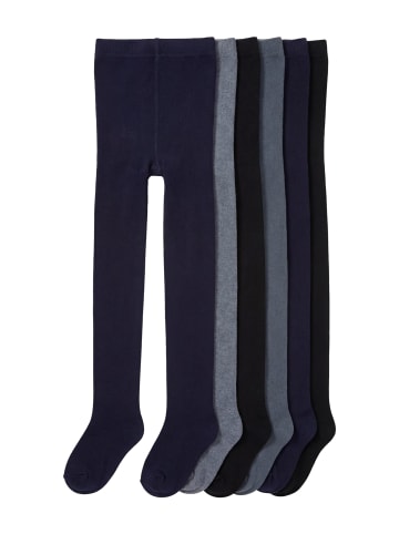 TupTam Baby Jungen Strickstrumpfhose 6er Pack in schwarz