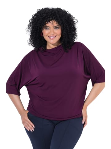 Ulla Popken Shirt in dunkle pflaume