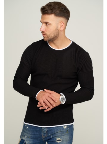 behype Pullover MKLAYER57 in schwarz