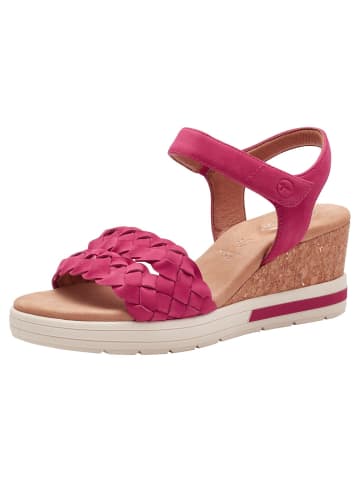 Tamaris COMFORT Sandalette in FUXIA NUBUC