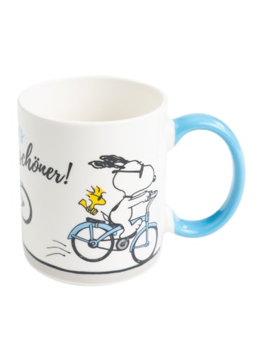 Snoopy The Peanuts Snoopy Tasse - Mit dir ist alles schöner! Becher 320 ml in weiß