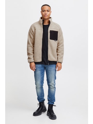 11 Project Sweatshirt PRRomy 21301110-ME Coole Teddy-Jacke mit abgesetzter Brusttasche in Natur