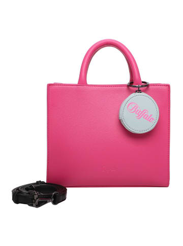 Buffalo Big Boxy Handtasche 26 cm in structure pink