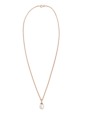 Elli Halskette 925 Sterling Silber Tropfen in Rosegold