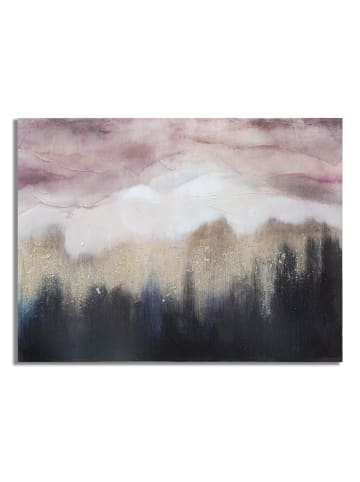 Mauro Ferretti Abstraktes, mehrfarbiges Leinwandgemälde, 80 x 2,7 x 60 cm