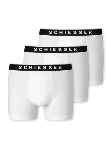 Schiesser Boxershort 3er Pack in Weiß