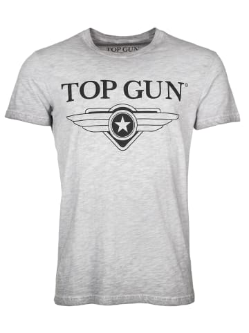 TOP GUN T-Shirt Windy TG20191007 in grey mélange