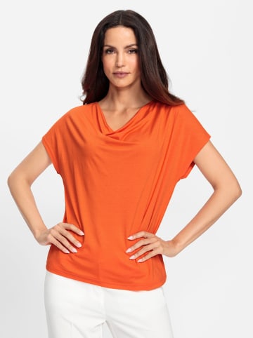 Heine Wasserfallshirt in orange