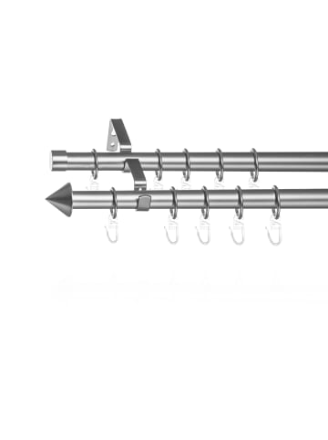 Lichtblick Gardinenstange in Chrom matt