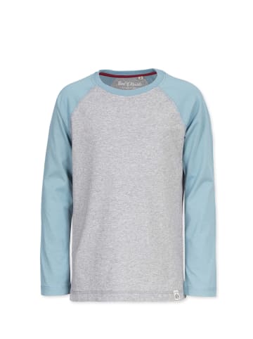 Band of Rascals Longsleeve " Raglan " in arctic-blue