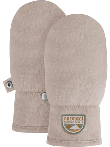 Normani Outdoor Sports Baby Merino Fäustlinge Wäldi in Beige