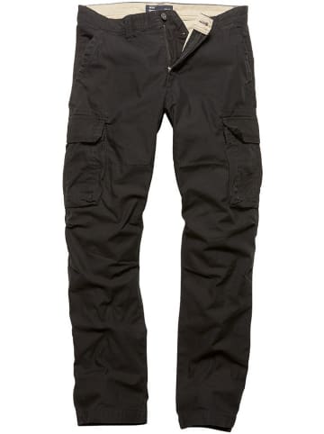 Vintage Industries Cargohose in Schwarz