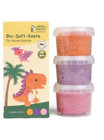 Grünspecht Bio-Soft-Knete - Orange, Lila und Pink in bunt,rosa