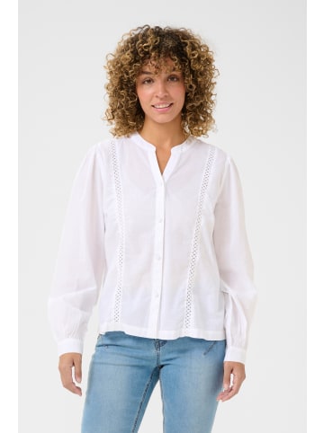 Cream Langarm-Bluse CRJassi Regular fit in Snow White