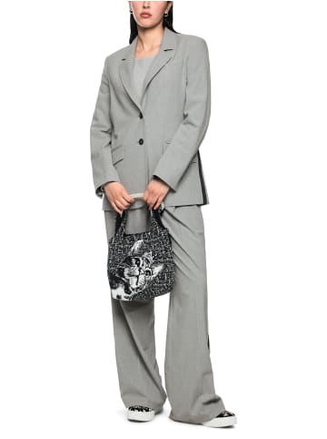 MARC CAIN SPORTS Blazer mit gemustertem Innenfutter in Grau