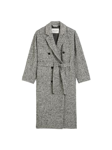 Marc O'Polo Bouclé-Wollmantel relaxed in Dark Brown