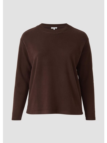 s.Oliver Sweatshirt in 8945_dunkelbraun