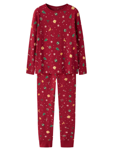 name it Pyjama 'Vismas' in rot