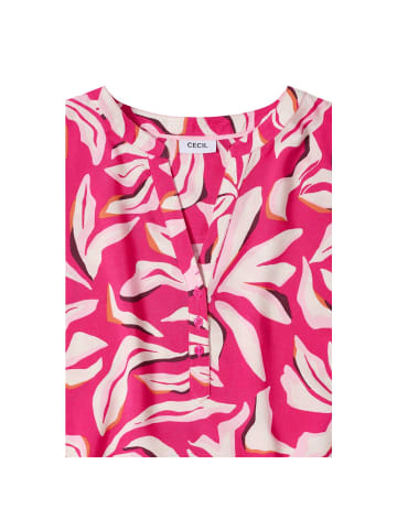 Cecil Halbarmbluse in beetroot pink