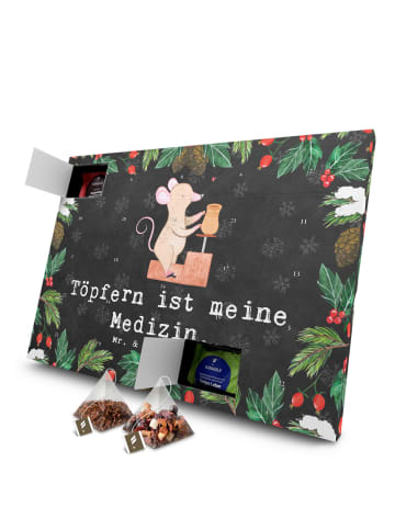 Mr. & Mrs. Panda Tee Adventskalender Maus Töpfern mit Spruch in Kreidetafel