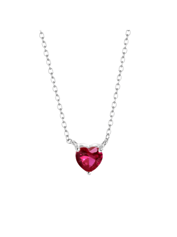 Lucardi 925 Silber Halsketten "Monat Juli"