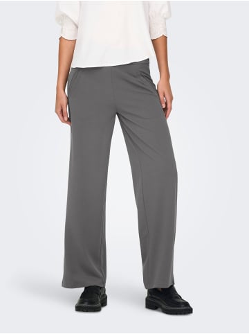 JACQUELINE de YONG Weit Geschnittene Stoffhose Schlupf Culotte Pants JDYLOUISVILLE in Grau-3