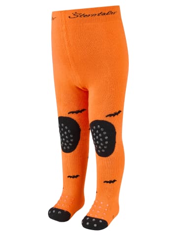Sterntaler Krabbelstrumpfhose Kürbis in weissorange