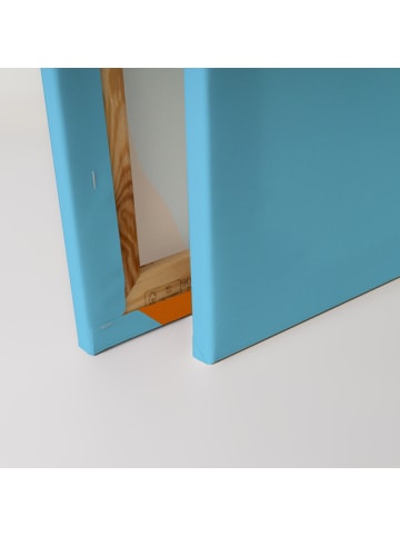 A.S. Création Leinwandbild Canvas Flower Glass Blau