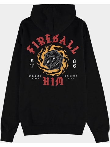 Stranger Things Hoodie in Schwarz