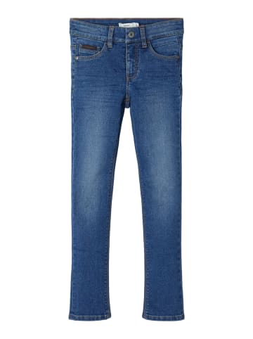name it Jeans X Slim Fit Jeans in Blau
