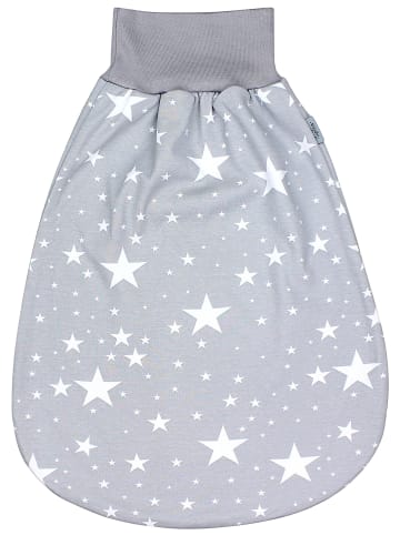 TupTam Baby Strampelsack mit breitem Bund Unwattiert in grau Modell 2