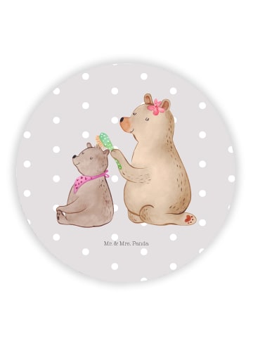 Mr. & Mrs. Panda magnet Bär Kind ohne Spruch in Grau Pastell