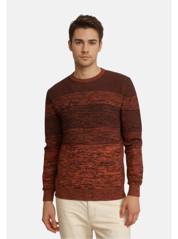 hajo Pullover 'Jacquard' in braun