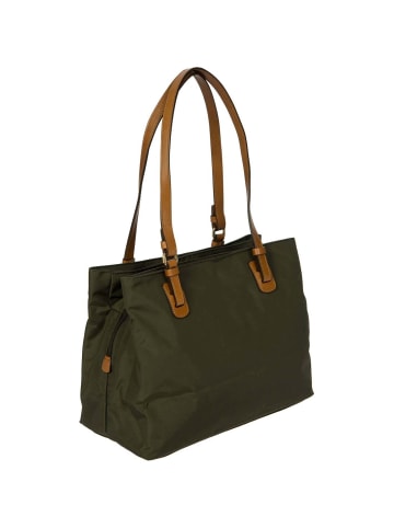 BRIC`s X-Bag - Shopper M 32 cm (tropical camouflage) in olive