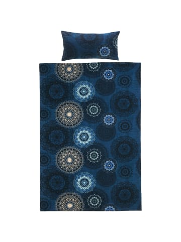 Erwin Müller Edel Flanell Bettwäsche in dunkelblau