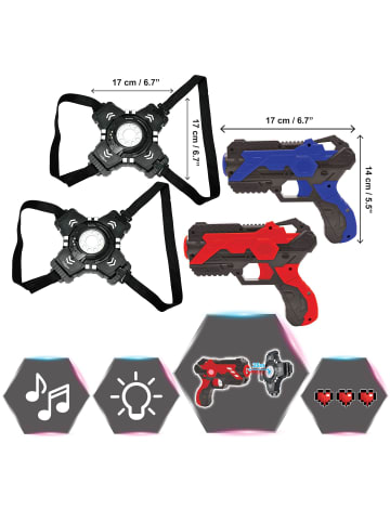 Lexibook Laser Tag Infrarot-Set mit 2 Pistolen und Westen