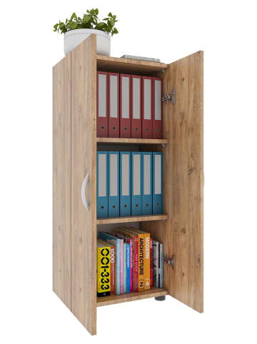 ebuy24 Büroschrank Ulas2 4 Eiche 49 x 34 cm