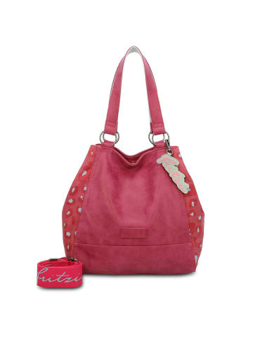 Fritzi aus Preußen Joy01 Vintage Mix Handtasche 32 cm in leo pink