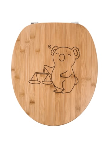 Mr. & Mrs. Panda WC Sitz Waage Astrologie ohne Spruch in Transparent