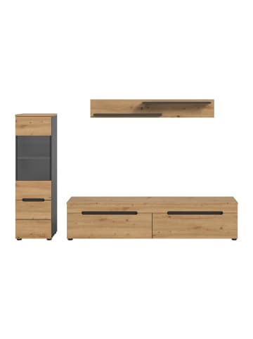 ebuy24 Regal Canu Eiche 221 x 33 cm