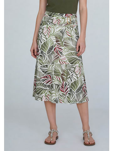 More & More unkomplizierter Jersey-Schlupfrock in leaves print