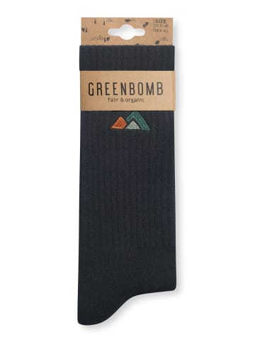 GreenBomb Socken Nature Trimount in Schwarz
