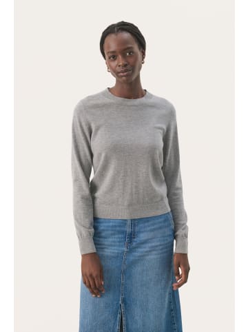 PART TWO Strickpullover JaylynPW Relaxed fit in Grey Melange