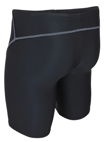 Aquarti Aquarti Herren Badehose Knielang Schwimmhose Jammer in schwarz/grün