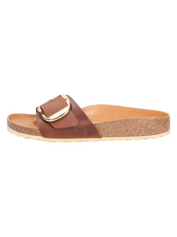 Birkenstock Tieffußbett Pantolette in braun