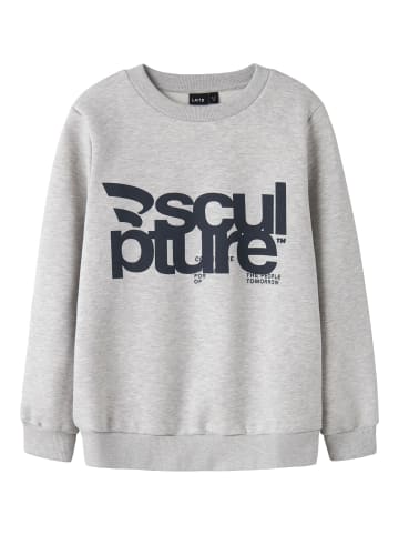 name it Sweatshirt in Light Grey Melange