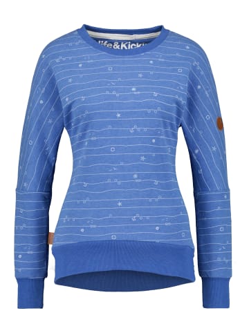 alife and kickin Sweatshirt DarlaAK in cobalt
